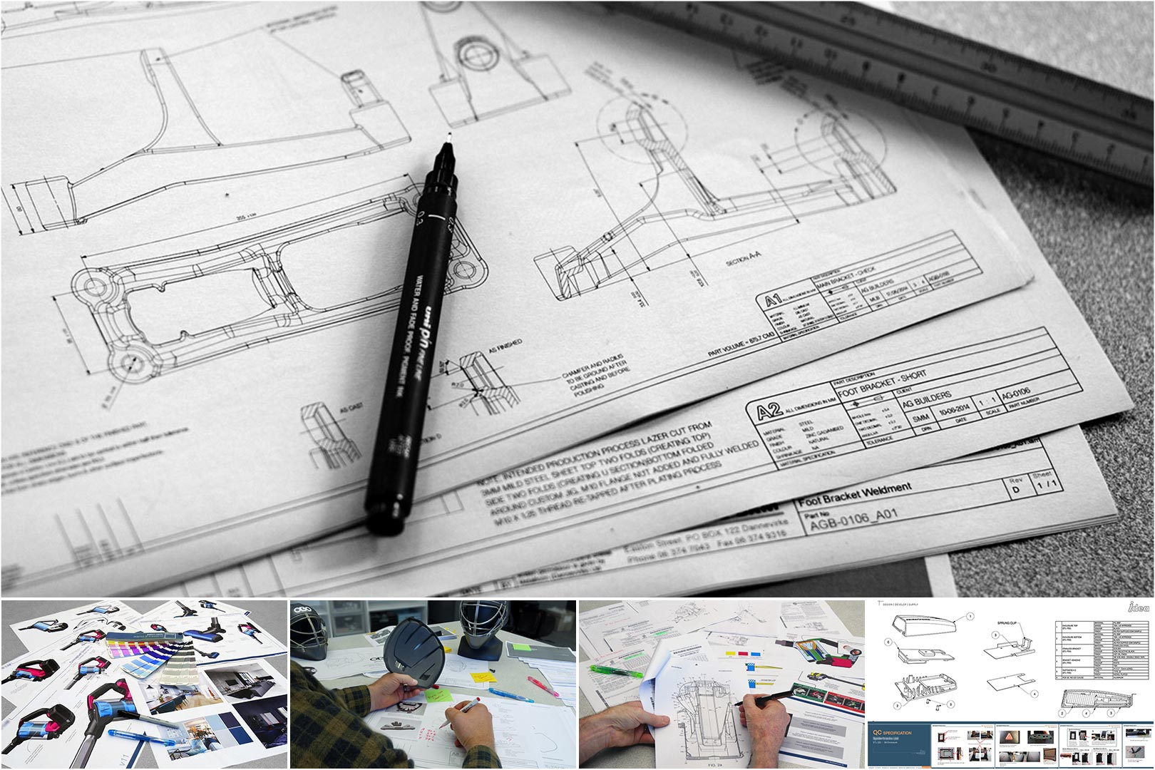 Design drawings and quality control documents
