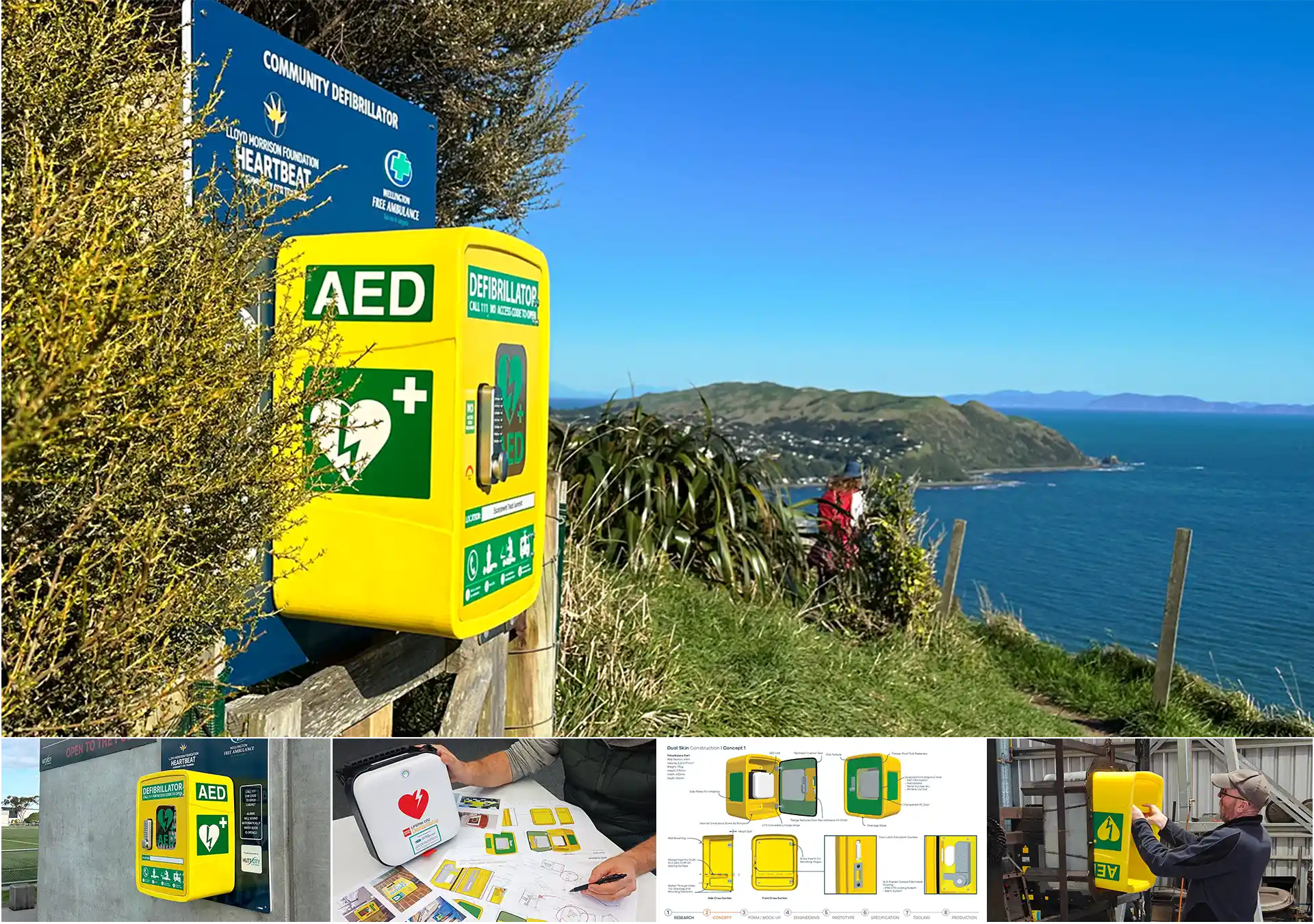 Defibrillator (AED) Cabinet Development process