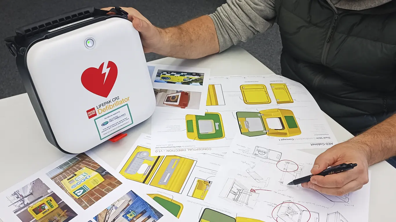Design research AED Cabinet design